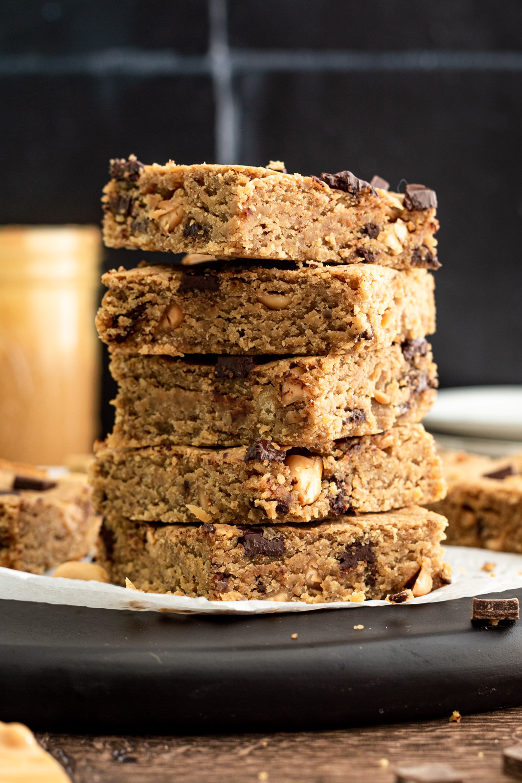 Vegan Peanut Butter Blondies